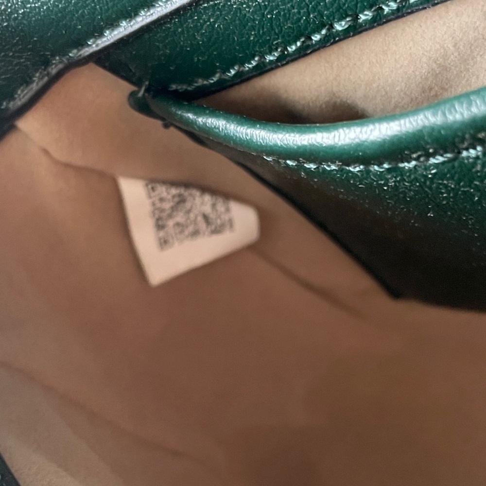 Tory Burch Dark Green Quilted Shoulder Bag - Picture 7 of 7